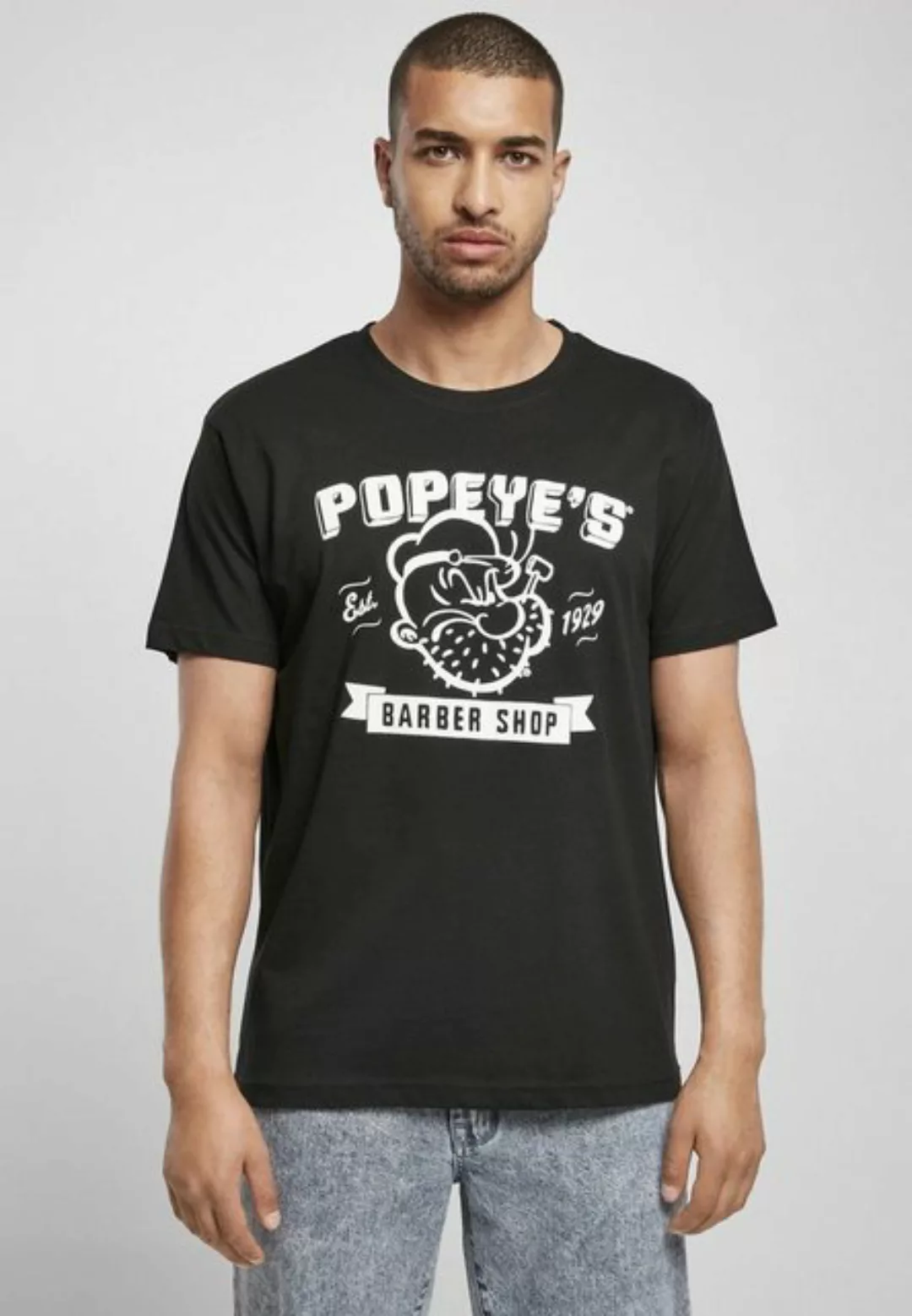 Merchcode T-Shirt "Merchcode Herren Popeye Barber Shop Tee" günstig online kaufen