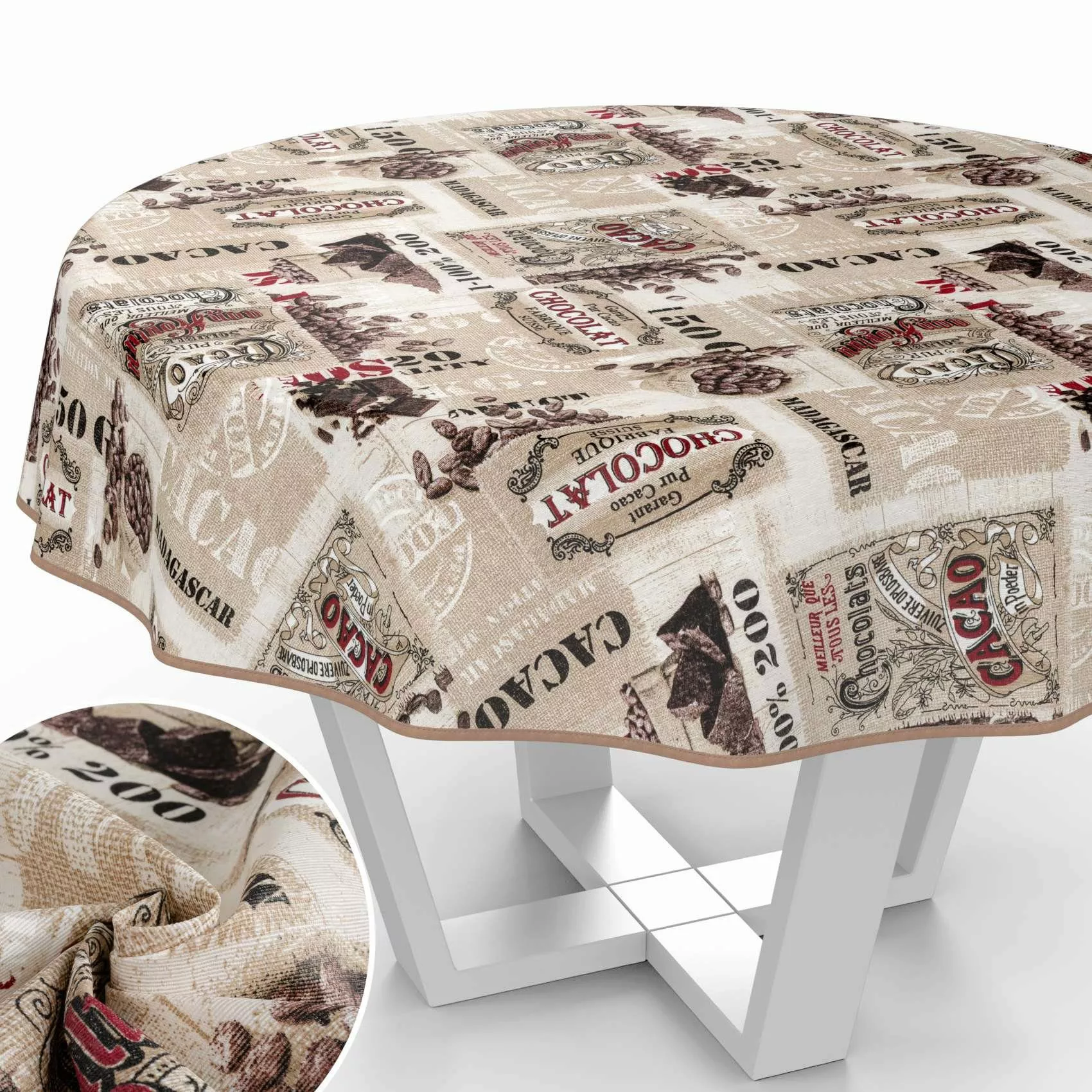 ANRO Tischdecke mit Tee und Kaffee günstig online kaufen