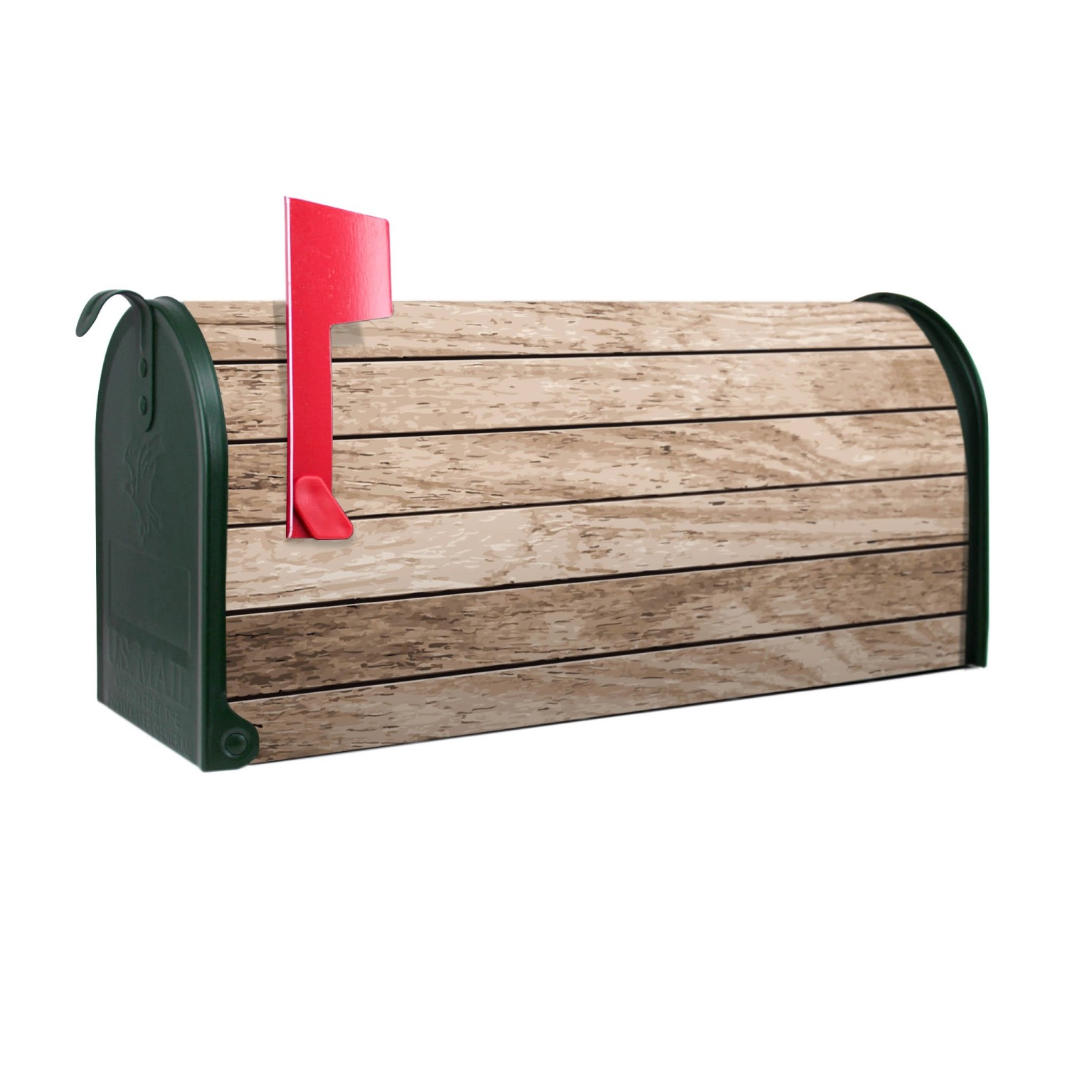 Banjado Amerikanischer Briefkasten Grün 48x22x16cm US Mailbox Letterbox Pos günstig online kaufen