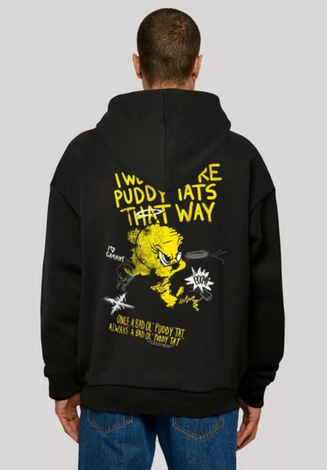 F4NT4STIC Kapuzenpullover Looney Tunes Tweety Pie More Puddy Tats Print günstig online kaufen