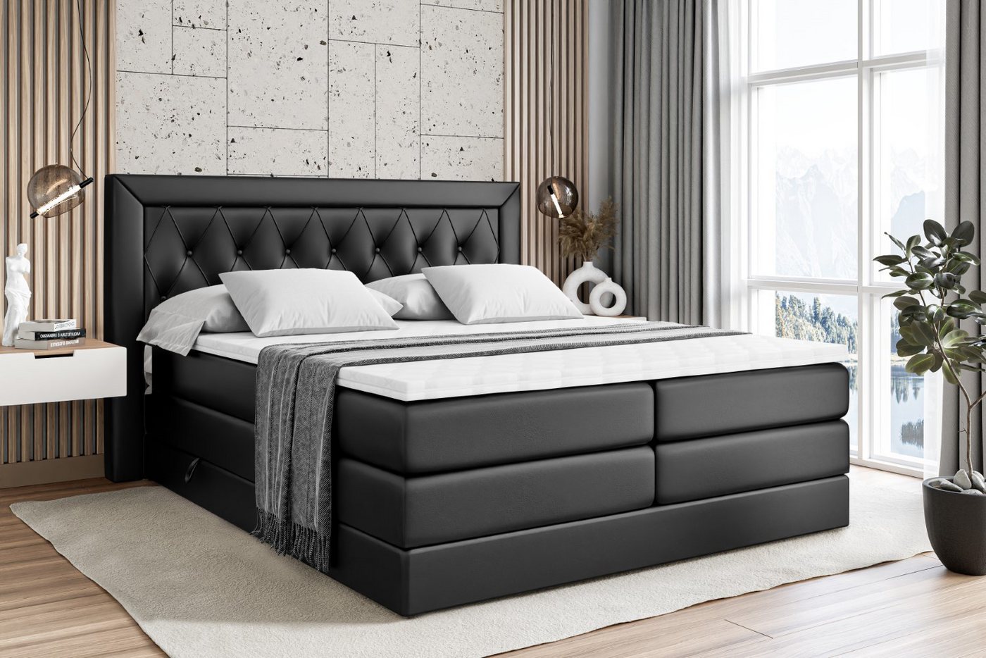 ALTDECOR Boxspringbett NOEL KING günstig online kaufen