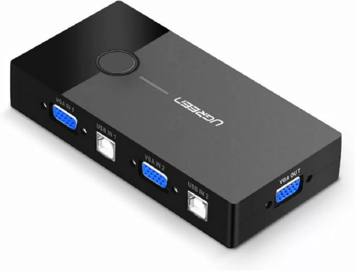 UGREEN 2 Port USB VGA Box 2 IN 1 OUT für 2PCs 1 Monitor + 2 USB Druckerkabe günstig online kaufen