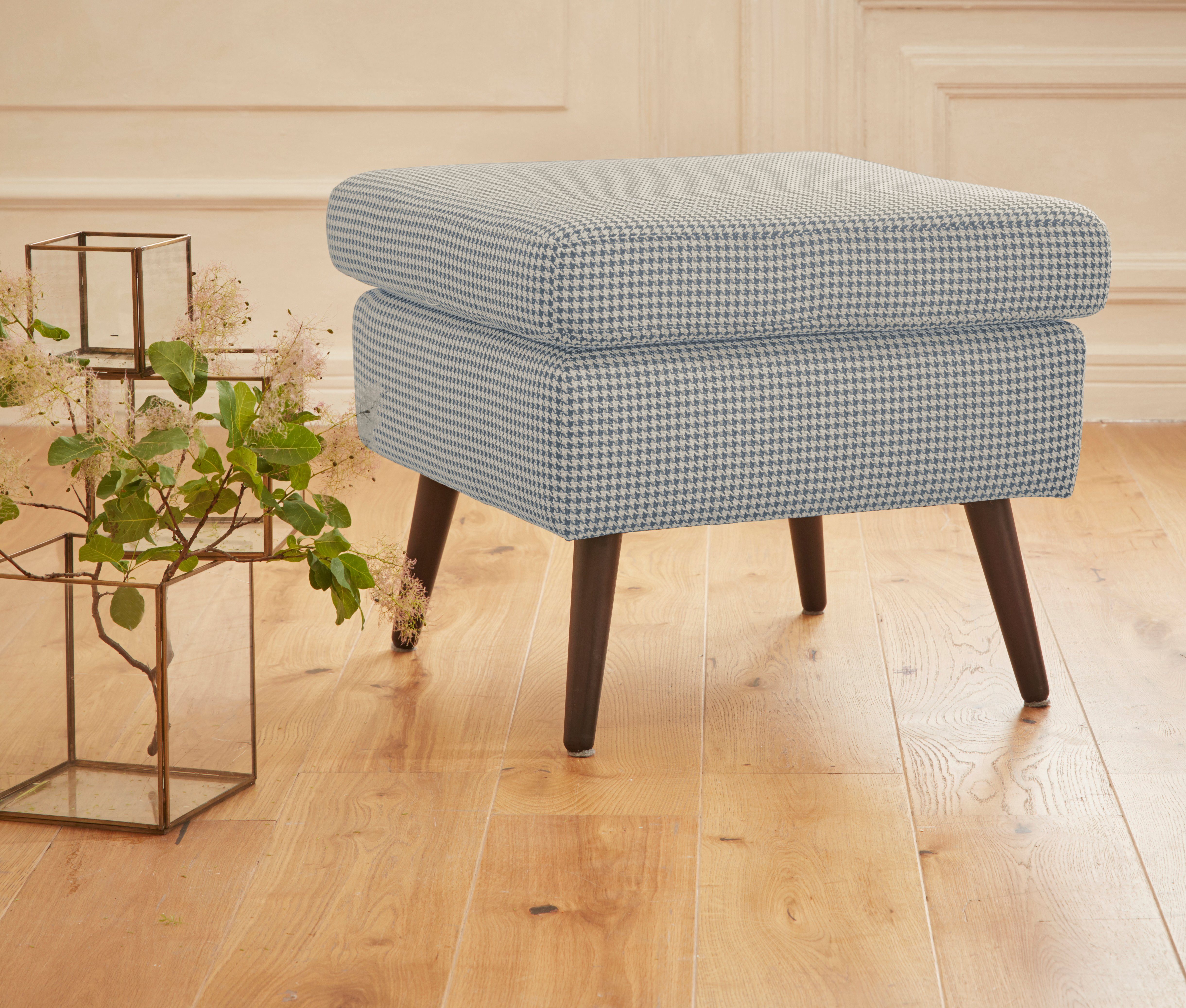 Home affaire Hocker "Salla", Bezug auch in Luxus-Microfaser in Teddyfellopt günstig online kaufen