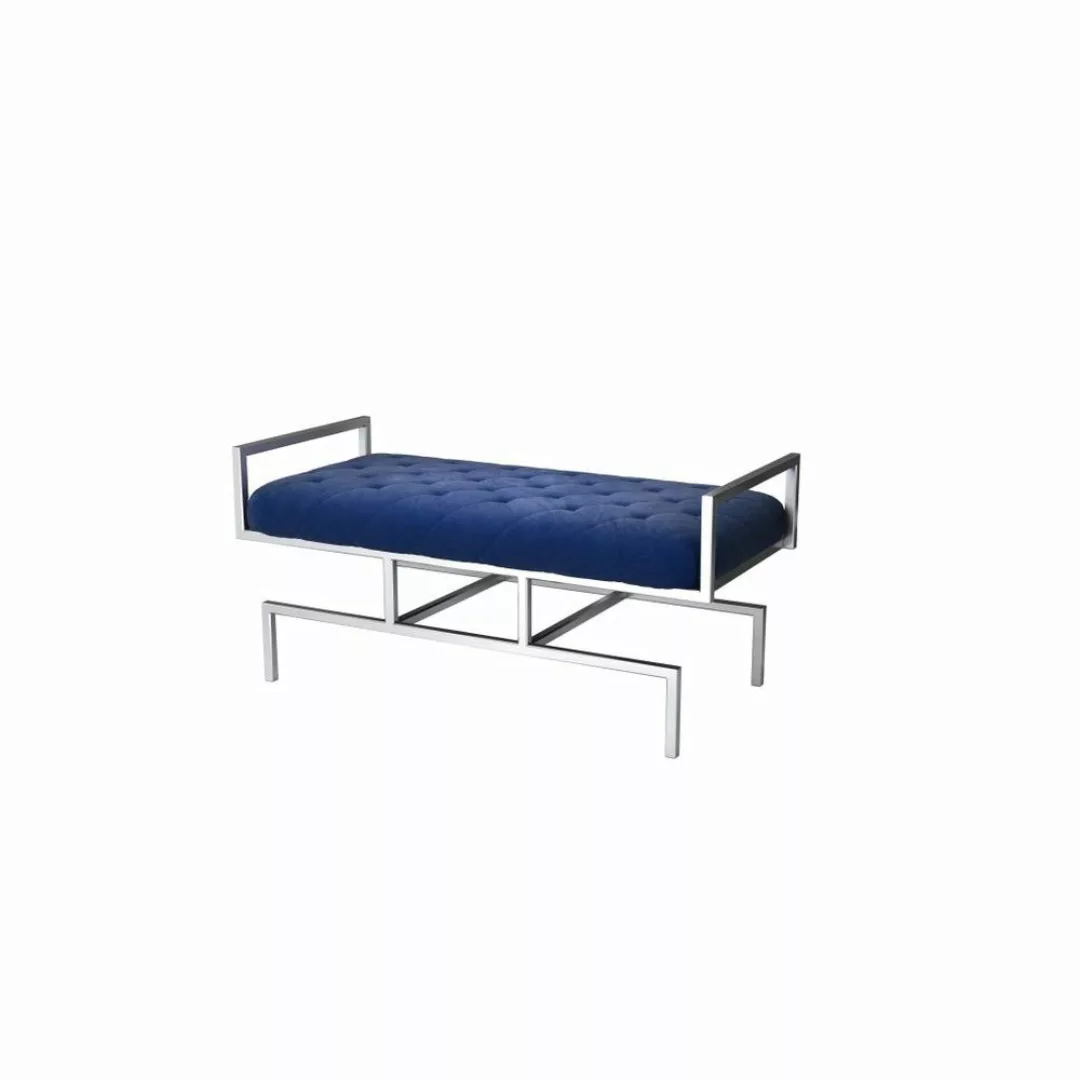 Barhocker Dkd Home Decor   Blau Polyester Stahl (97 X 44 X 46 Cm) günstig online kaufen