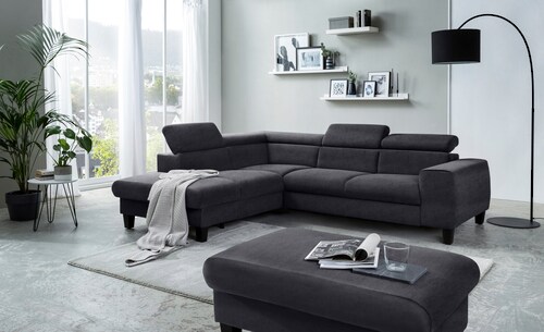 COTTA Polstergarnitur "Morven L-Form", (Set), Set bestehend aus: Ecksofa mi günstig online kaufen