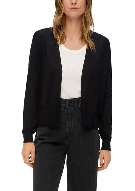 s.Oliver Strickjacke Bolero mit Langarm und ohne Verschluss günstig online kaufen