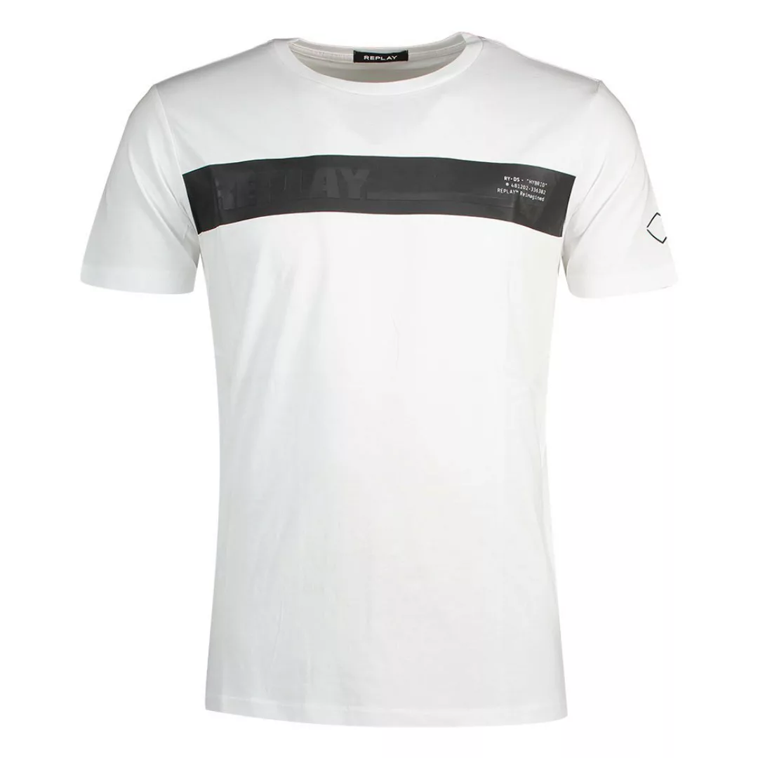 Replay M3364.000.2660 Kurzärmeliges T-shirt XL White günstig online kaufen