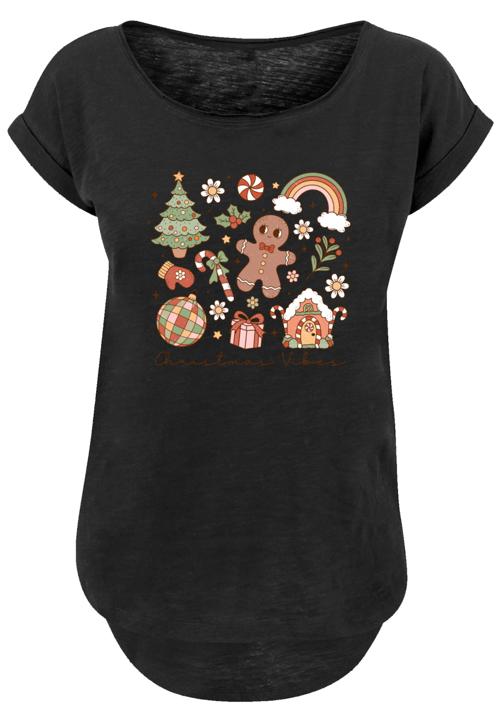 F4NT4STIC T-Shirt Weihnachten Vibes Cozy Cute Winter Premium Qualität, Weih günstig online kaufen