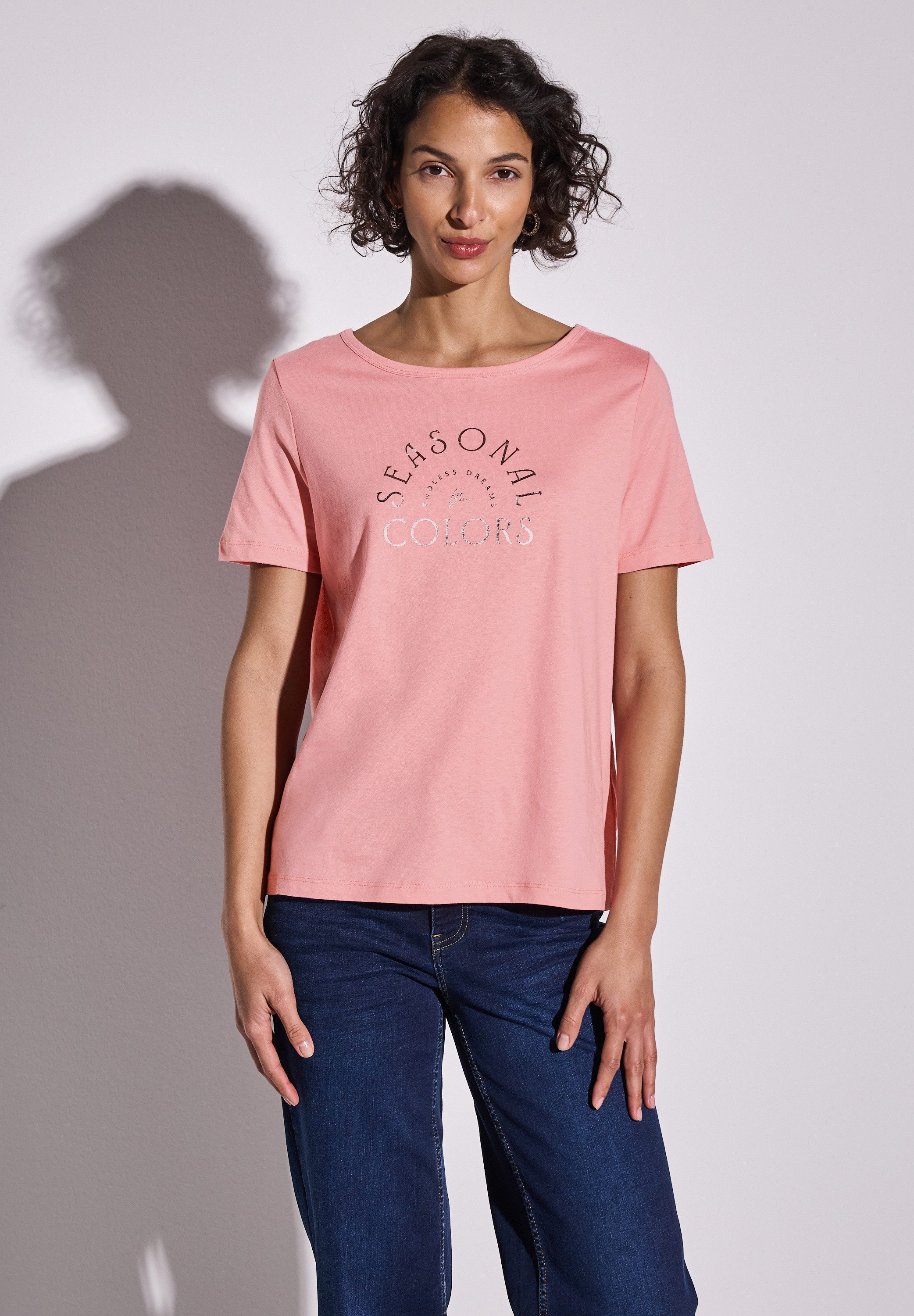 STREET ONE Print-Shirt, mit Rundhalsausschnitt günstig online kaufen