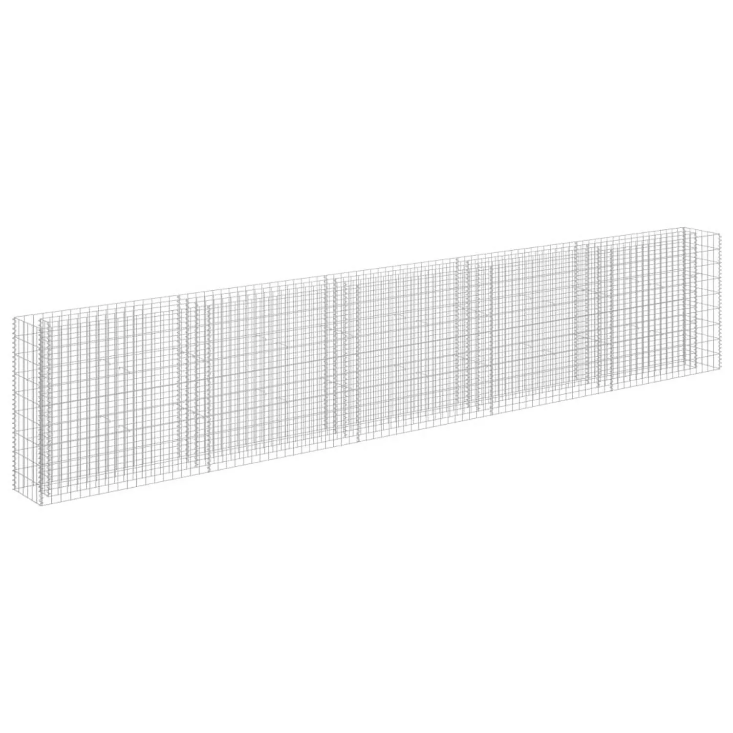 Gabionen-hochbeet Verzinkter Stahl 450×30×90 Cm günstig online kaufen