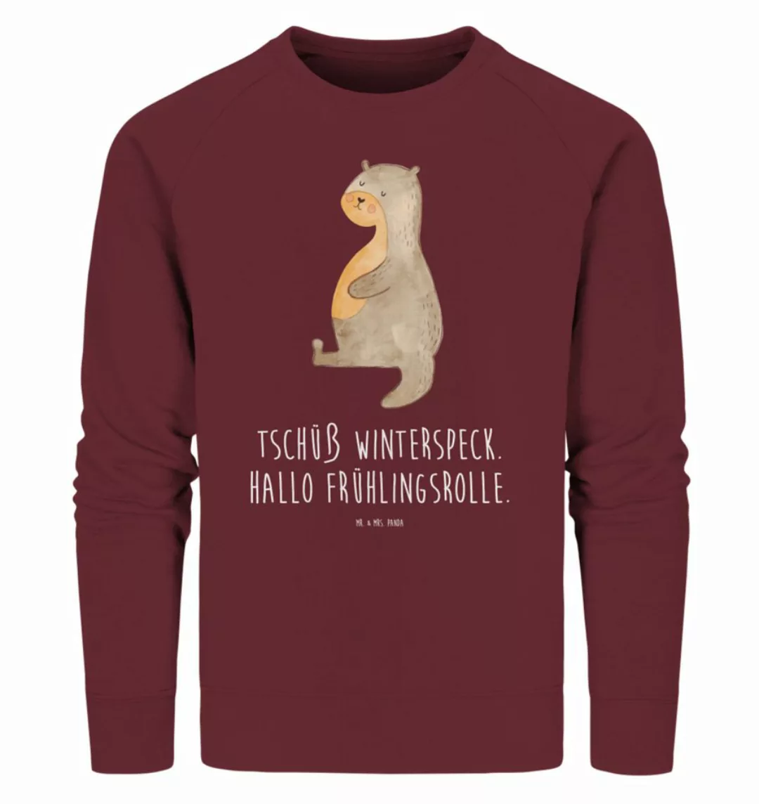 Mr. & Mrs. Panda Longpullover Größe L Otter Bauch - Burgundy - Geschenk, Se günstig online kaufen