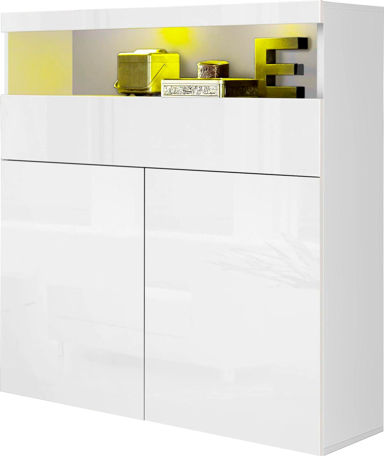 INOSIGN Highboard "Schrank, Hochschrank, Hochkommode", mit 2 Türen und 1 Sc günstig online kaufen