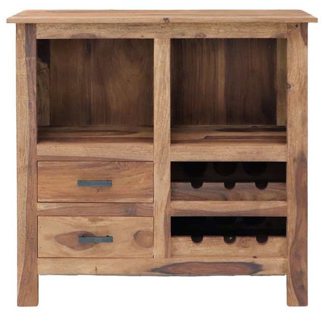 Indischesmoebelhausde Barschrank Barschrank Rami 90x90x35 aus indischem She günstig online kaufen