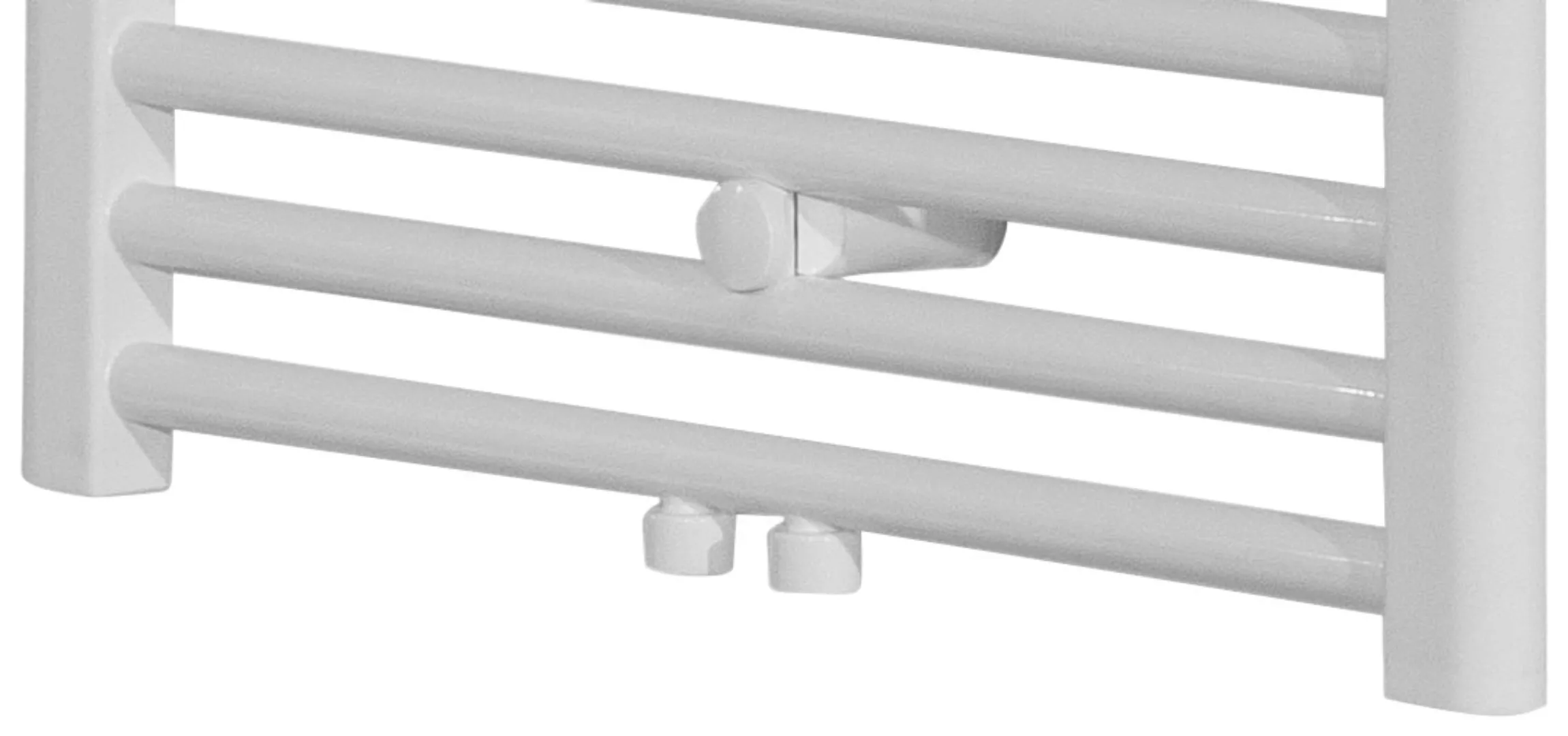 Sanotechnik Badheizkörper Bari 1188 x 500 mm Weiss mit Mittelanschluss günstig online kaufen