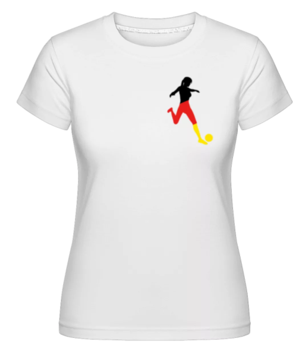 Frauenfußball Deutschland · Shirtinator Frauen T-Shirt günstig online kaufen