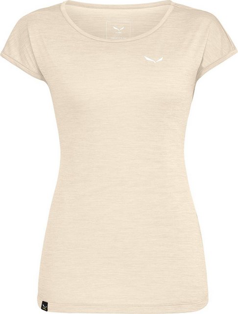 Salewa T-Shirt PUEZ MELANGE DRY W S/S TEE OATMEAL MELANGE günstig online kaufen