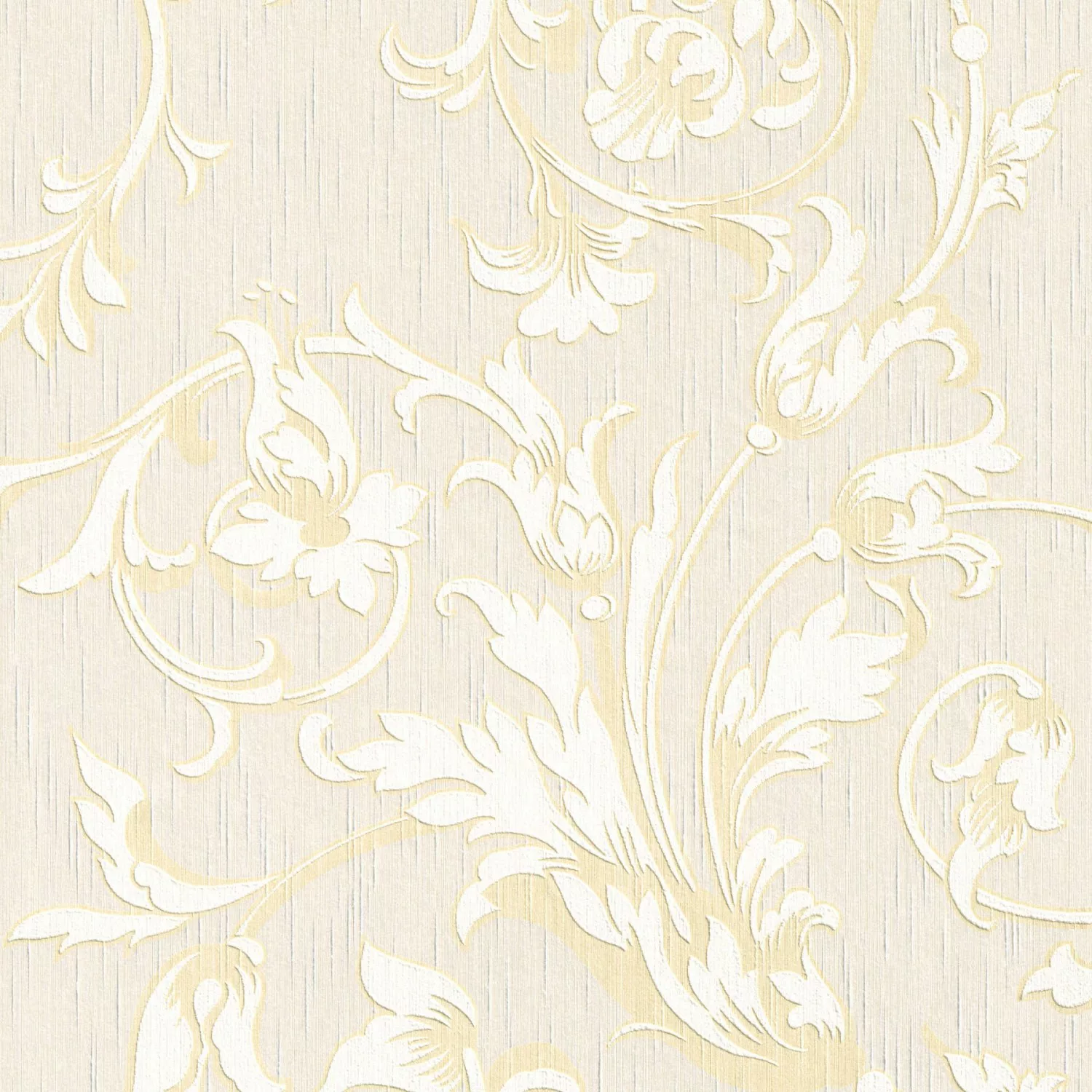 Tadessi Tapete Blumen Lenni M1 No 3800 Vliestapete Creme Gold Floral Natur günstig online kaufen