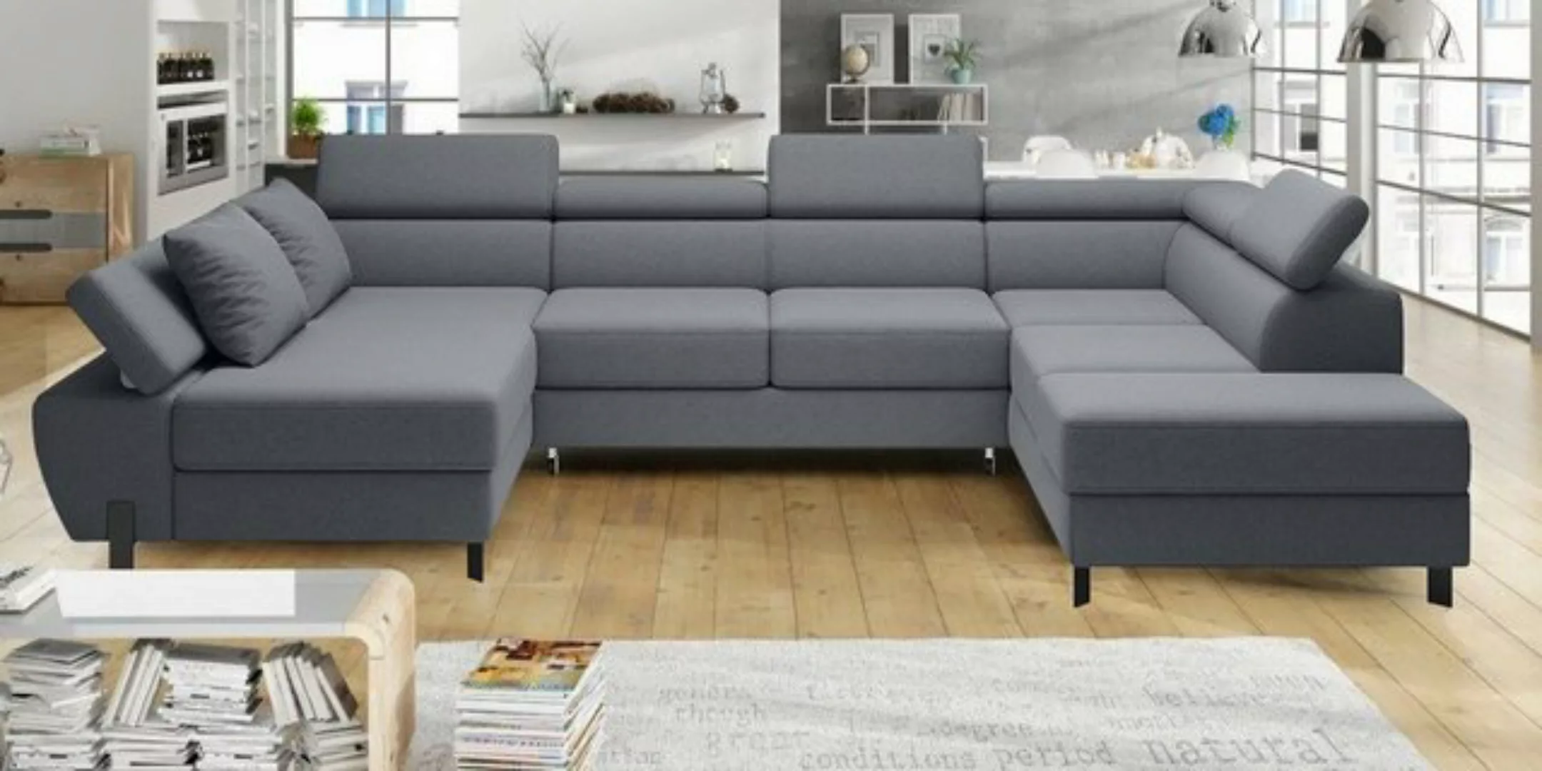 99rooms Wohnlandschaft Molinardi XL, Sofa, U-Form, Ottomane links oder rech günstig online kaufen