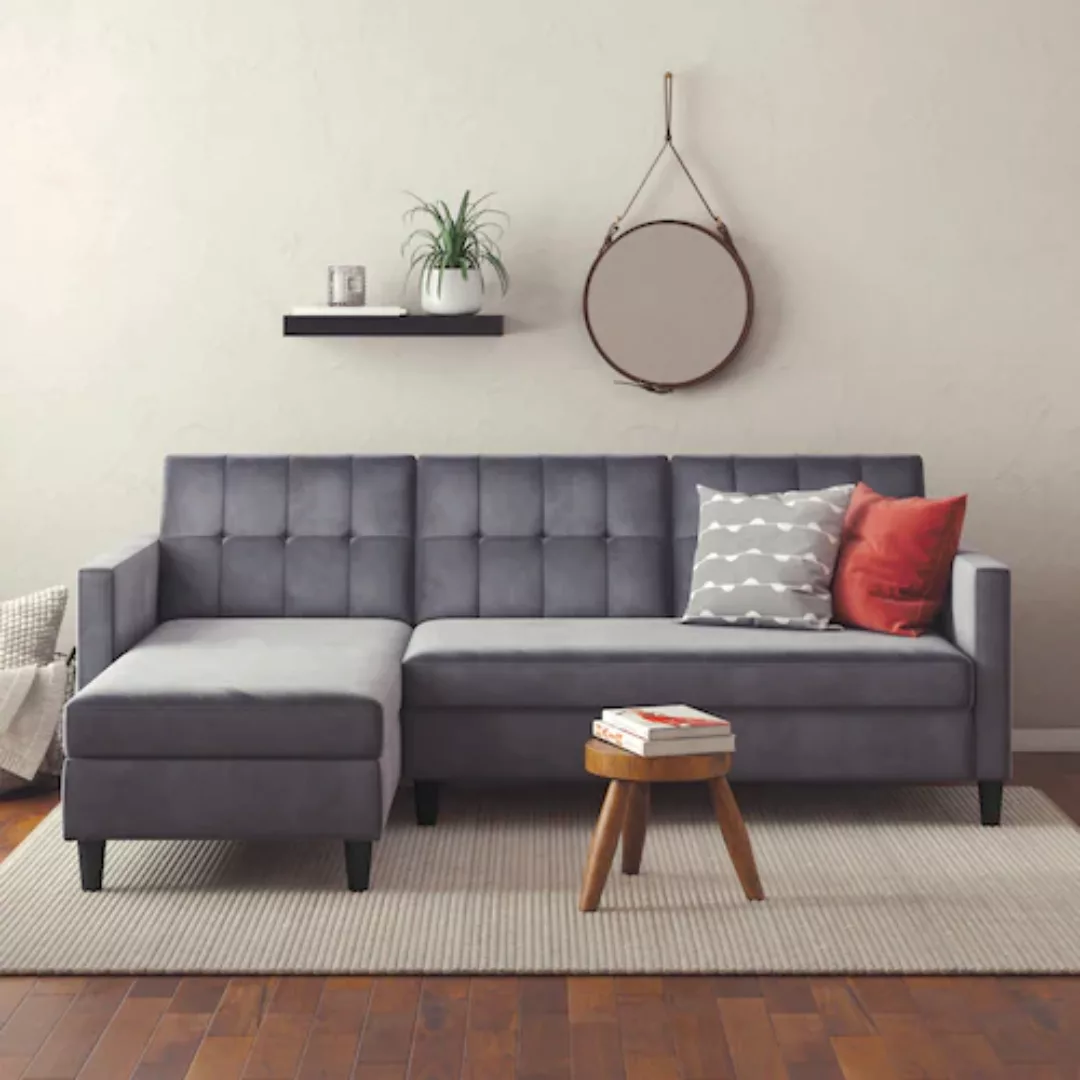 Dorel Home Ecksofa »Hartford II«, mit Bettfunktion und Stauraum, Recamiere günstig online kaufen