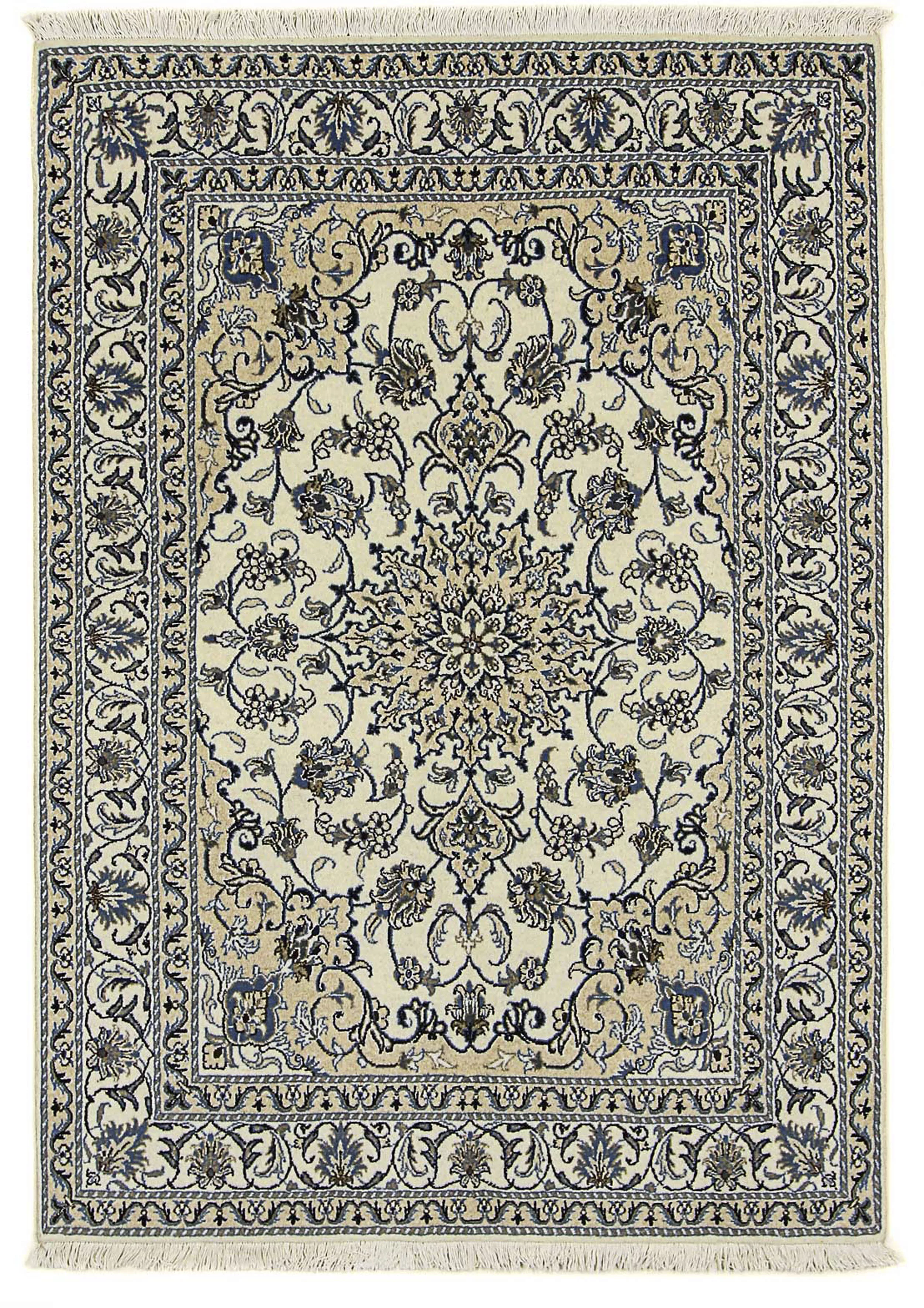 morgenland Orientteppich »Perser - Nain - 200 x 144 cm - beige«, rechteckig günstig online kaufen