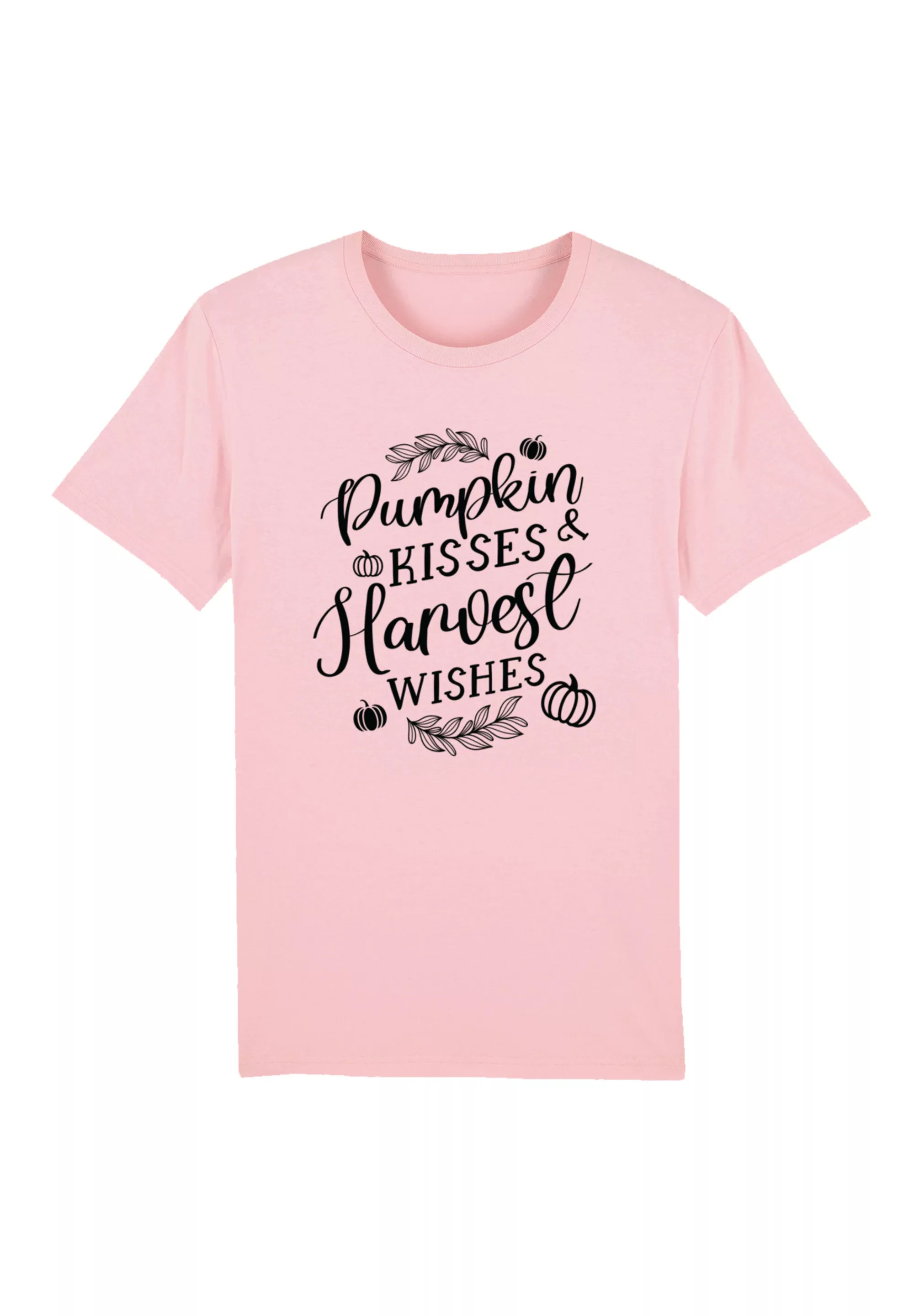 F4NT4STIC T-Shirt "Pumpkin kisses Harves wishes", Premium Qualität, Hallowe günstig online kaufen