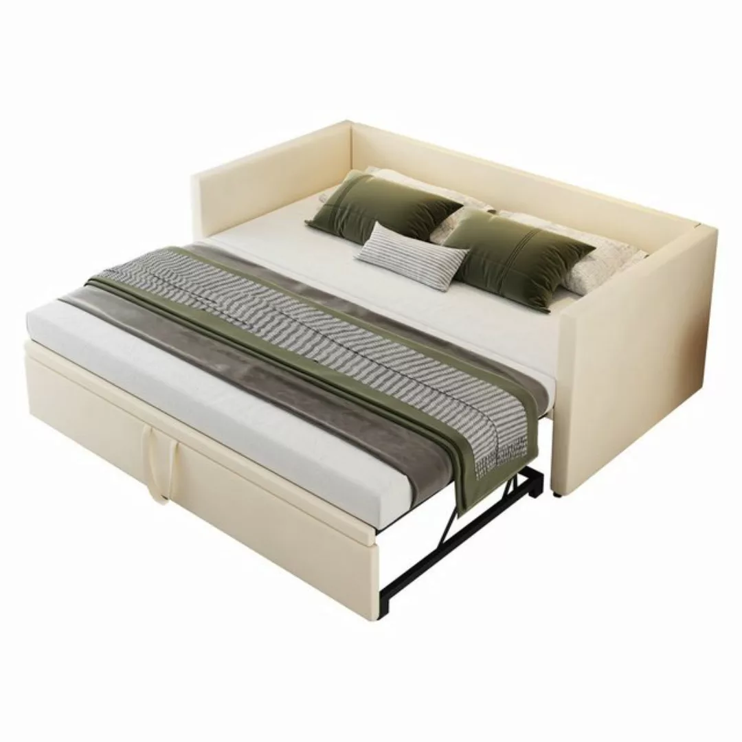 Ulife Bett Schlafsofa Polsterbett Ausziehbares Multifunktionsbett, 90/180*2 günstig online kaufen