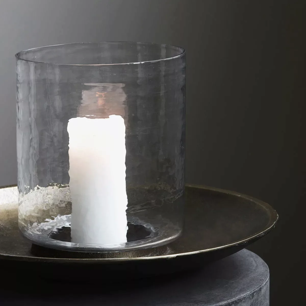 Kerzenhalter Solapur aus Aluminium in Gold und Glas günstig online kaufen
