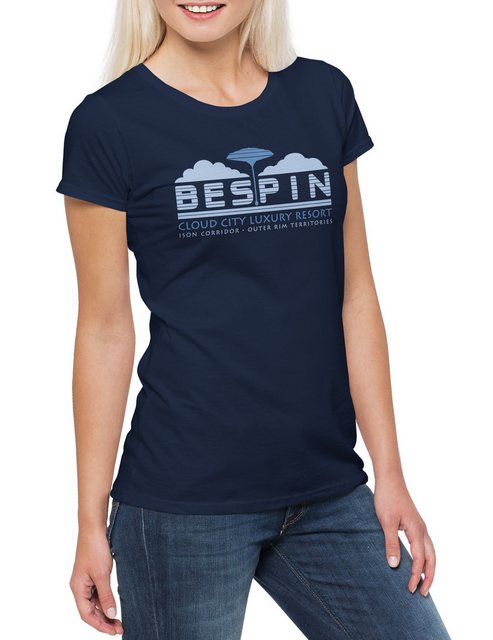 Urban Backwoods Print-Shirt Bespin Cloud City II Damen T-Shirt Krieg Star L günstig online kaufen