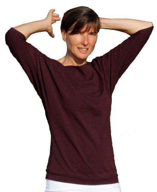 ESPARTO Yogashirt Halbarmshirt Sadaa in Bio-Baumwolle Wohlfühlshirt mit bre günstig online kaufen