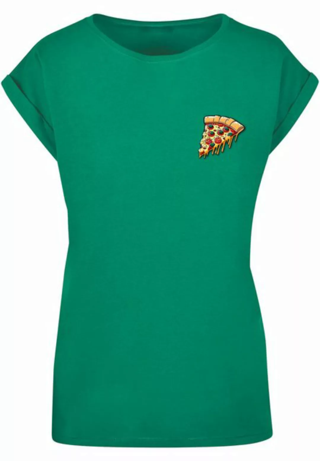 Merchcode T-Shirt Merchcode Damen Ladies Pizza Comic Extended Shoulder Tee günstig online kaufen