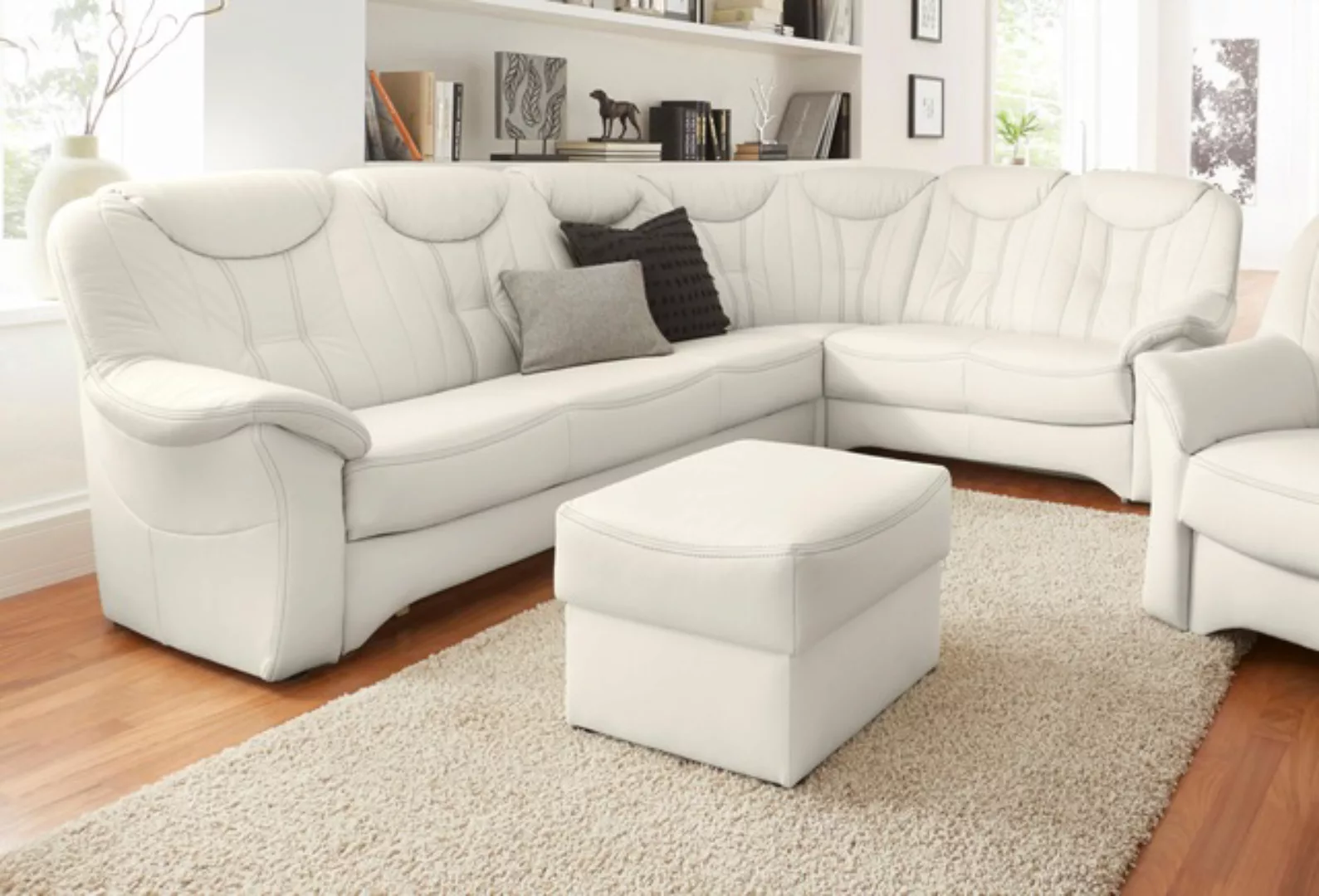 exxpo - sofa fashion Ecksofa »Isabel, klassisch moderne hohe Rückenlehne fü günstig online kaufen