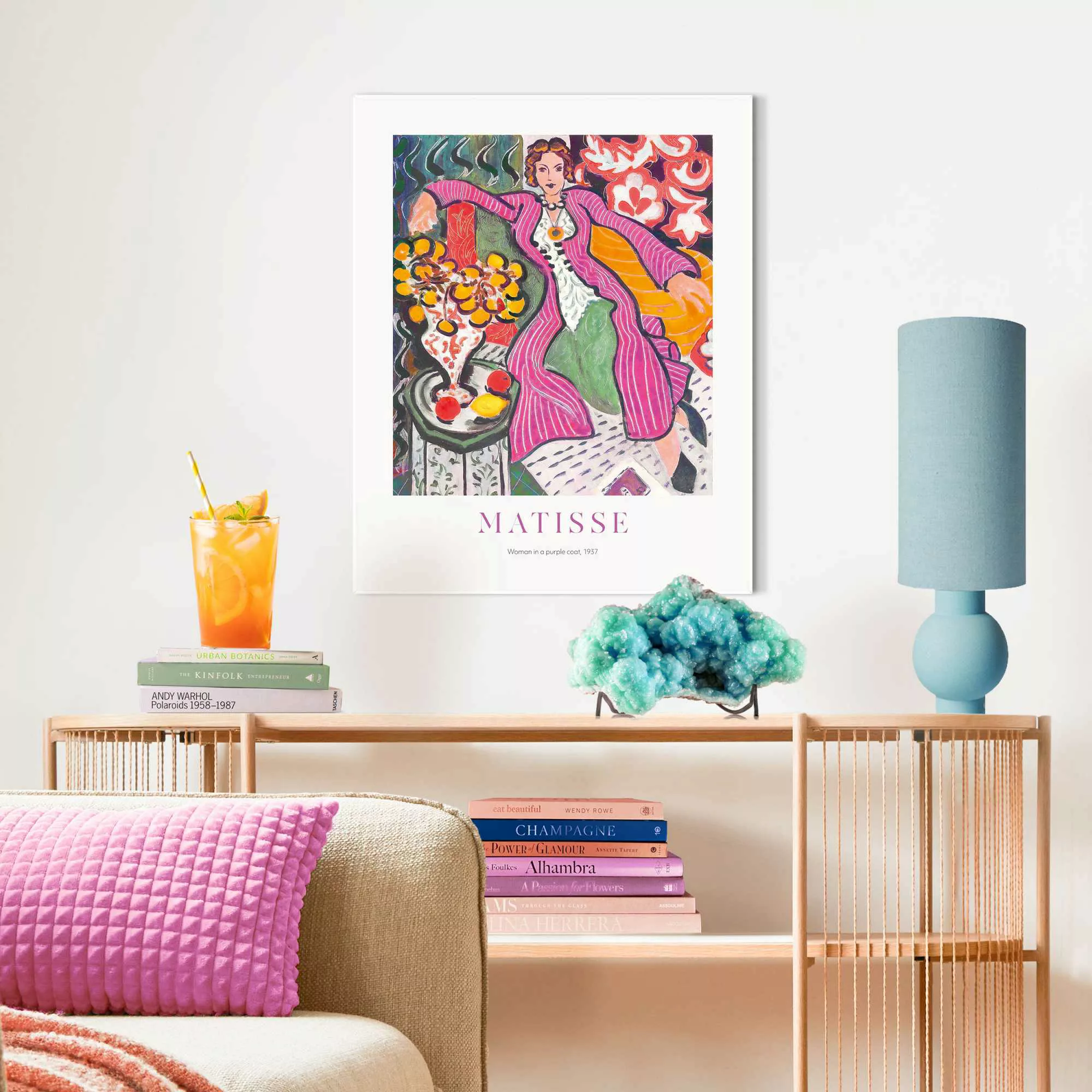 Reinders Poster "Matisse - Frau im lila Mantel" günstig online kaufen