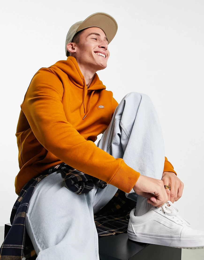 Dickies – Oakport – Kapuzenpullover in Orange günstig online kaufen