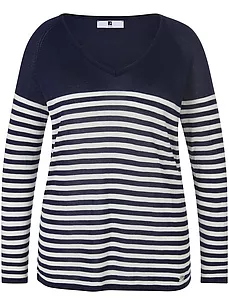 V-Pullover Anna Aura blau günstig online kaufen