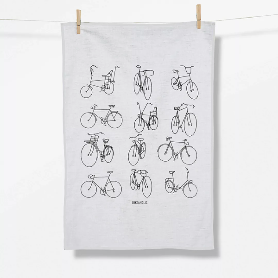 Bike Retro Bikes (Tea Towel)- Geschirrtuch günstig online kaufen