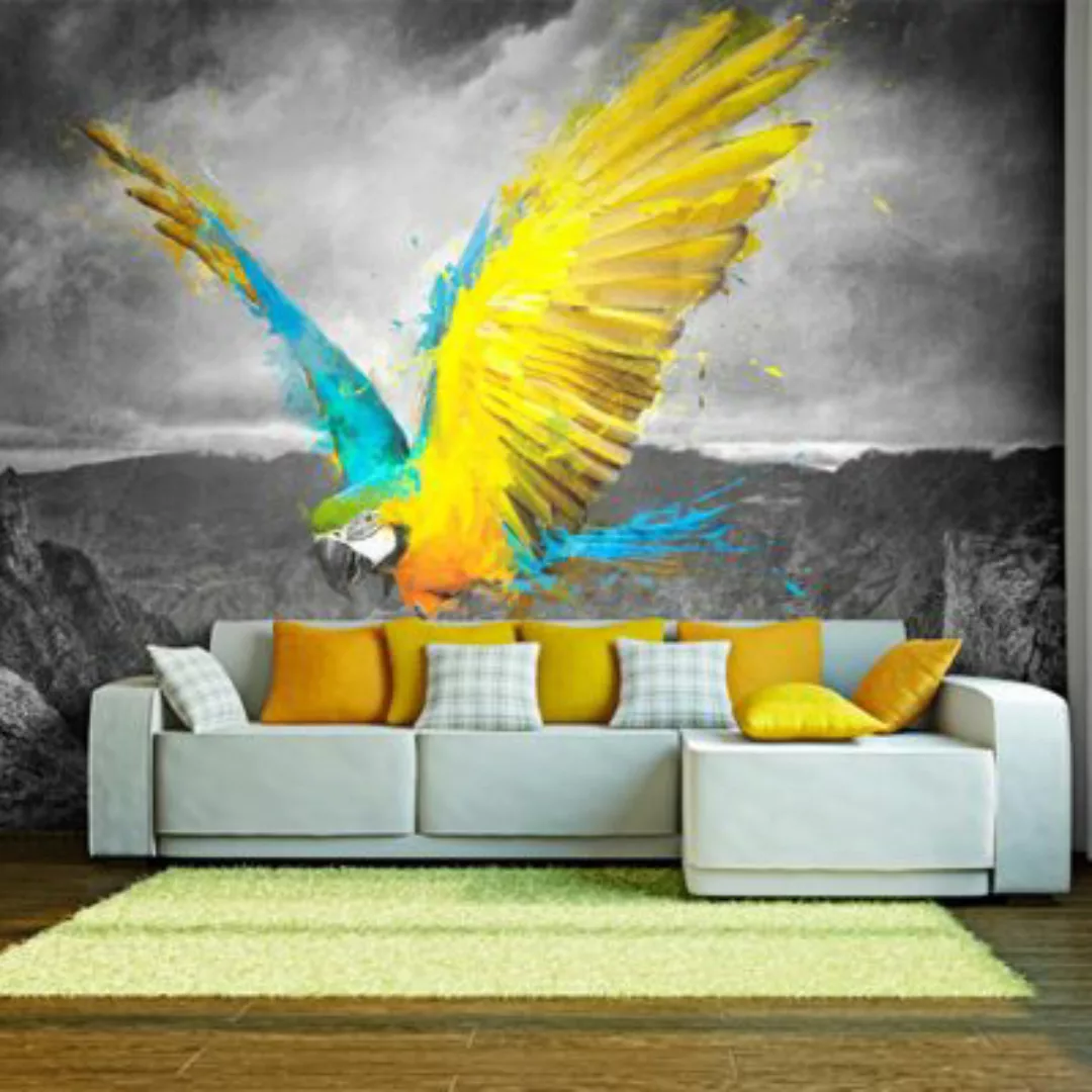 artgeist Fototapete Exotic parrot mehrfarbig Gr. 200 x 154 günstig online kaufen