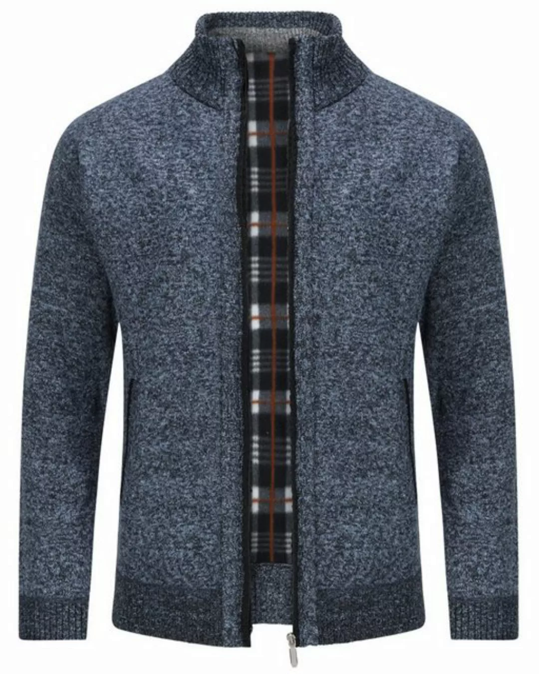 Allthemen Cardigan Gefüttert Cardigan Grobstrick Pullover Warm Übergangsjac günstig online kaufen