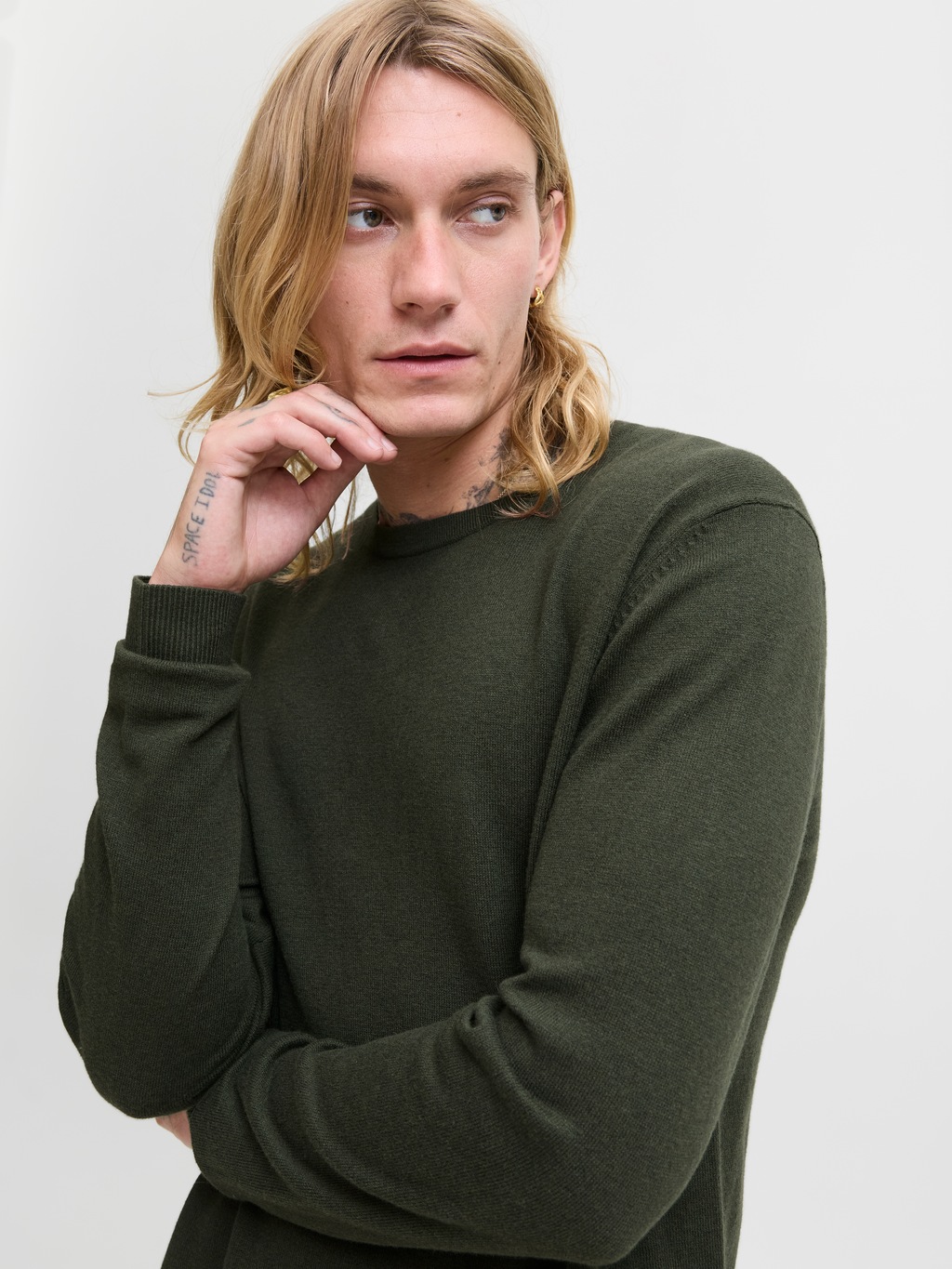 Jack & Jones Strickpullover "JJEEMIL KNIT CREW NECK NOOS", mit Rundhalsauss günstig online kaufen