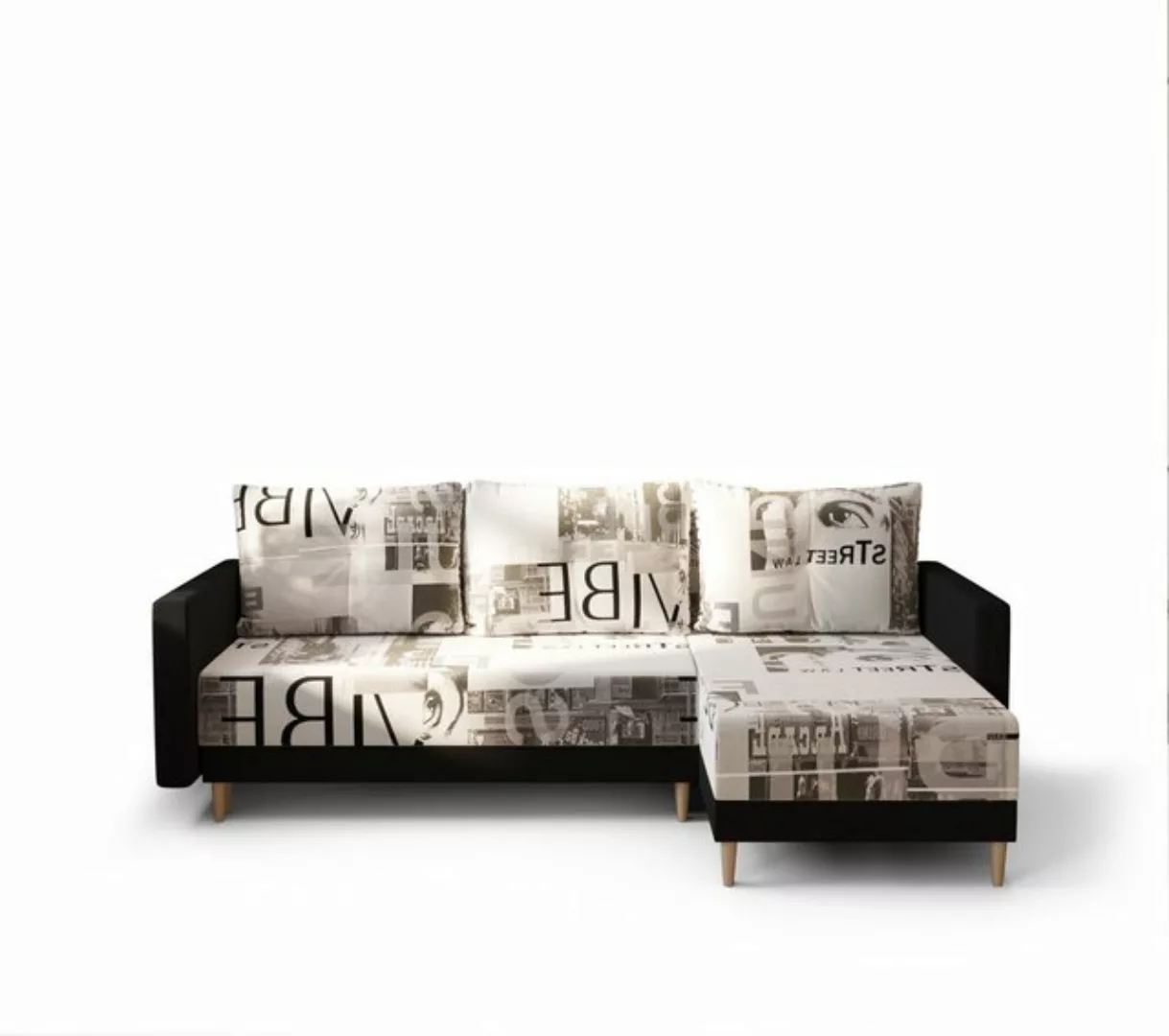 ALTDECOR Ecksofa GREGO-L, Couch mit Schlaffunktion, Wohnzimmer - Wohnlandsc günstig online kaufen