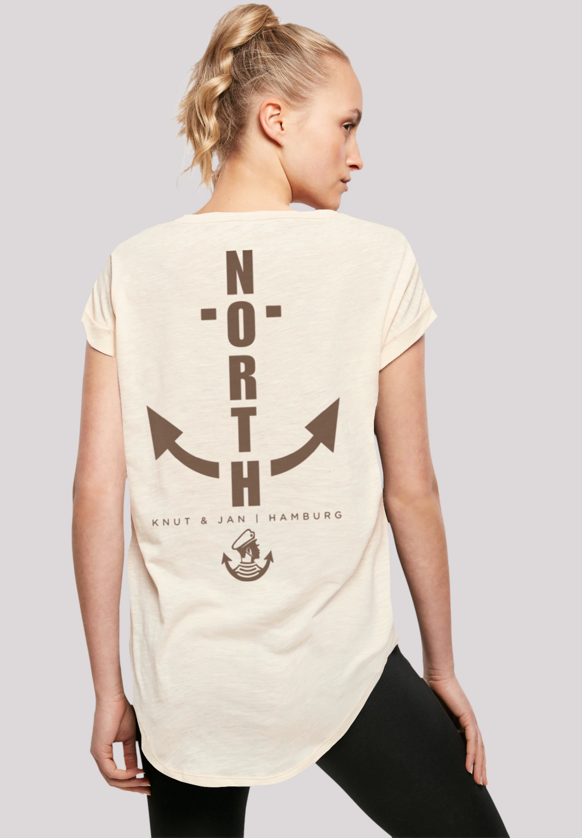 F4NT4STIC T-Shirt "North Anker Knut & Jan Hamburg", Print günstig online kaufen