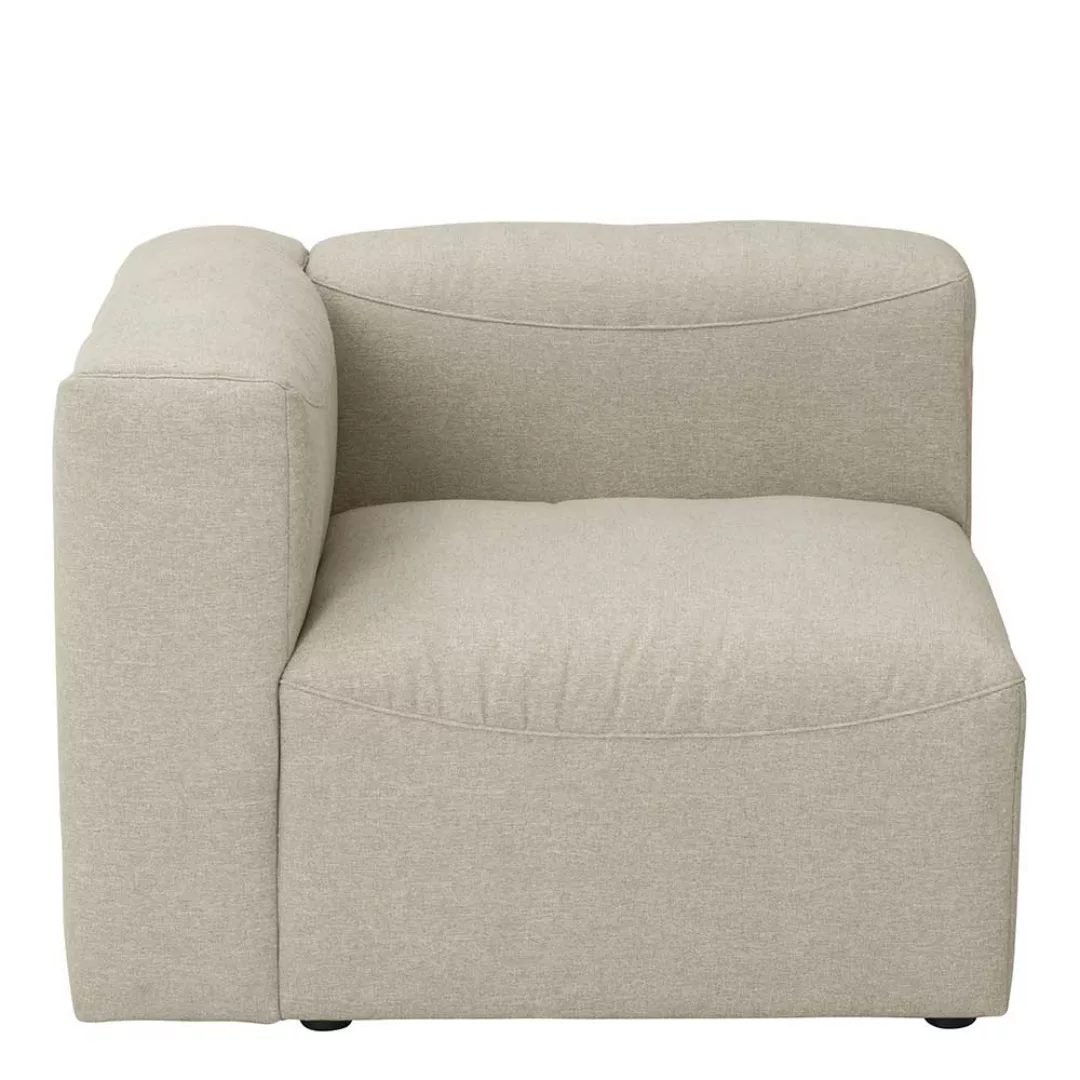 Modulsofa Eckelement in Cremefarben Made in Germany günstig online kaufen