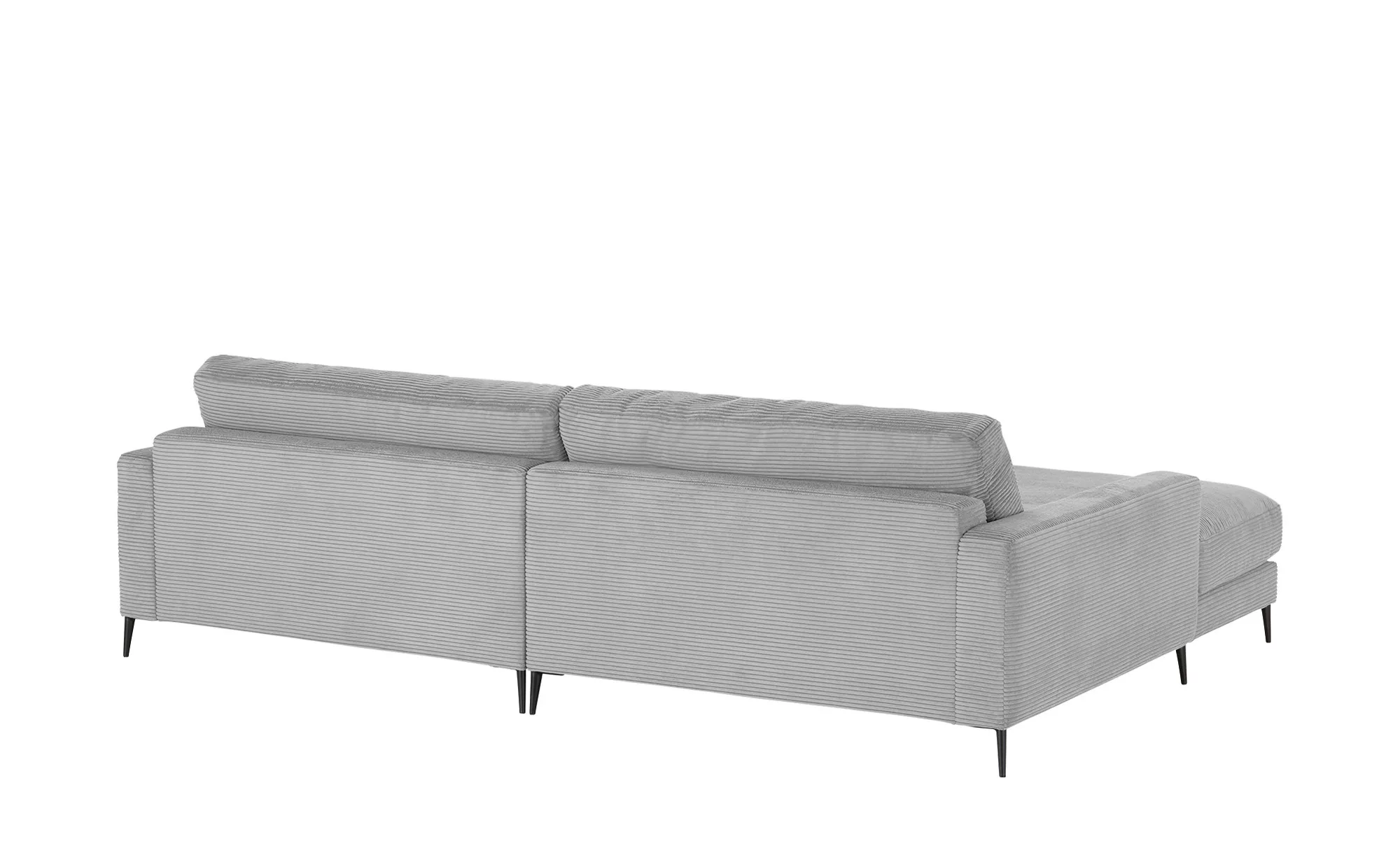 VIVA Cord-Sofa  Dopa ¦ grau ¦ Maße (cm): B: 272 H: 84 T: 190 Polstermöbel > günstig online kaufen