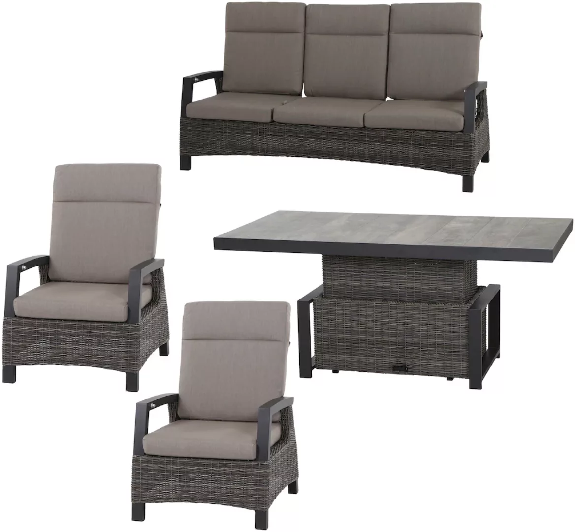 Siena Garden Gartenlounge-Set "Corido", (4 tlg.) günstig online kaufen