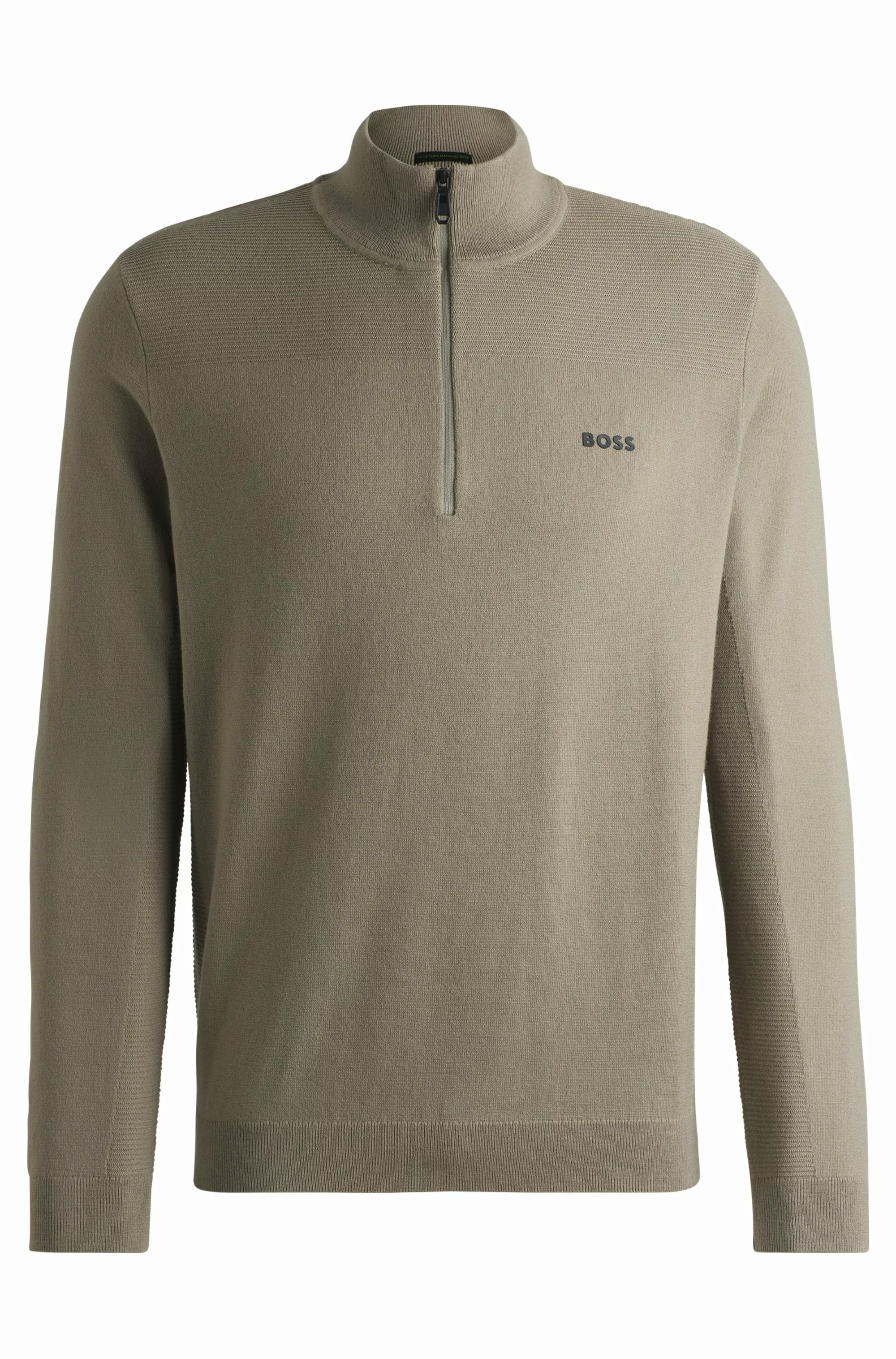 BOSS GREEN Strickpullover Momentum-X_QZ mit Reißverschluss günstig online kaufen