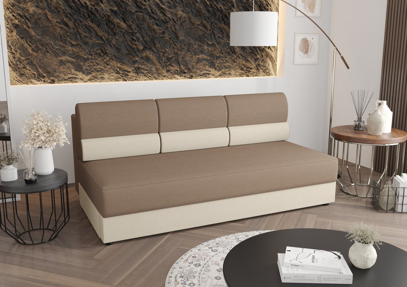 ALTDECOR Sofa REB, Couch mit Schlaffunktion, Bettkasten, Wohnzimmer günstig online kaufen