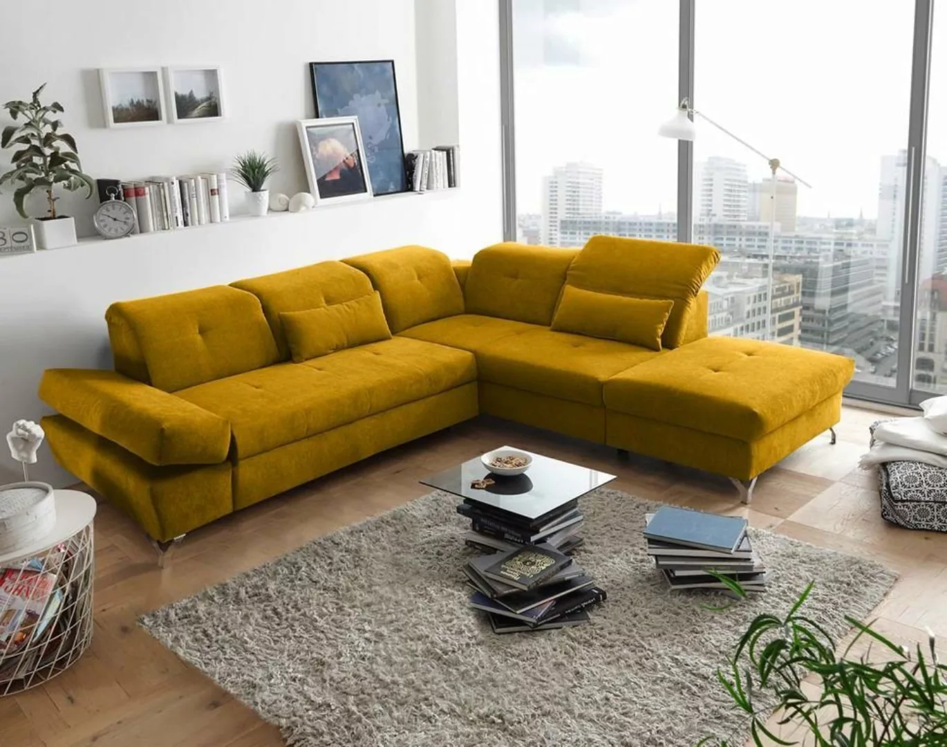 ED EXCITING DESIGN Ecksofa, MELFI Ecksofa Polstergarnitur Sofagarnitur 275 günstig online kaufen