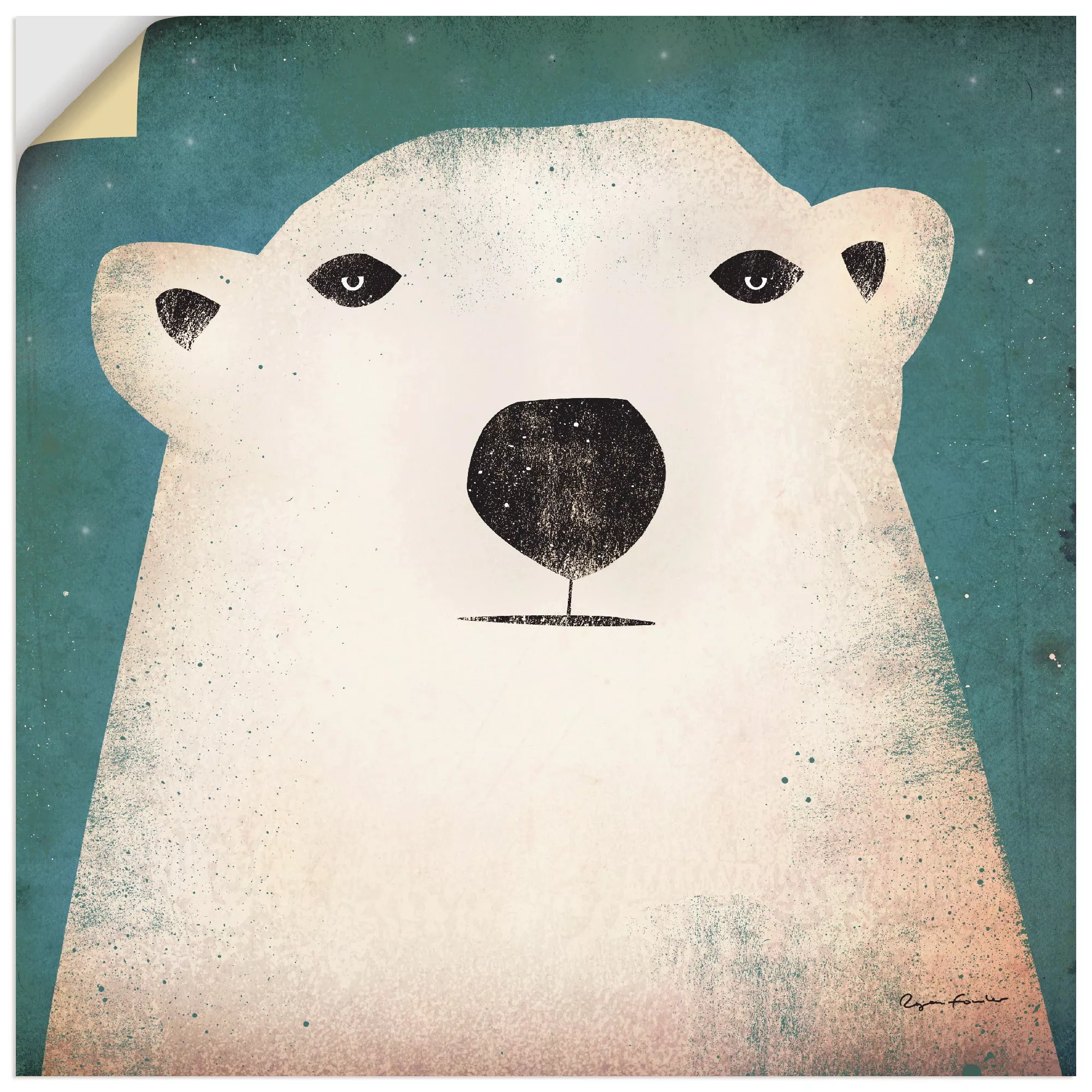 Artland Wandbild "Eisbär", Tiere, (1 St.), als Poster, Wandaufkleber in ver günstig online kaufen