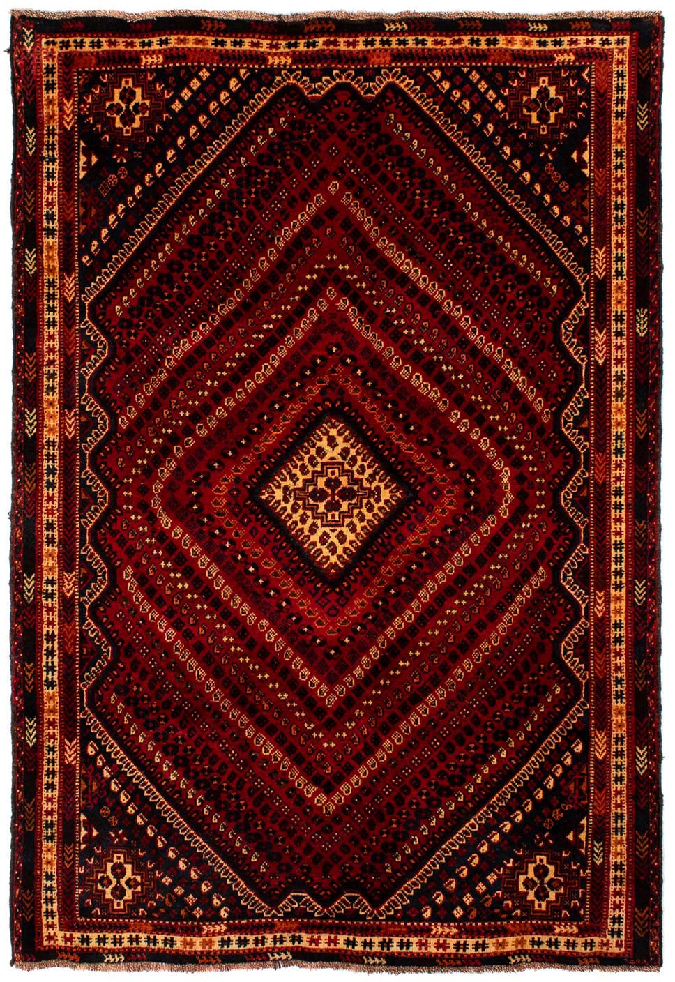 morgenland Orientteppich »Perser - Nomadic - 277 x 193 cm - dunkelrot«, rec günstig online kaufen