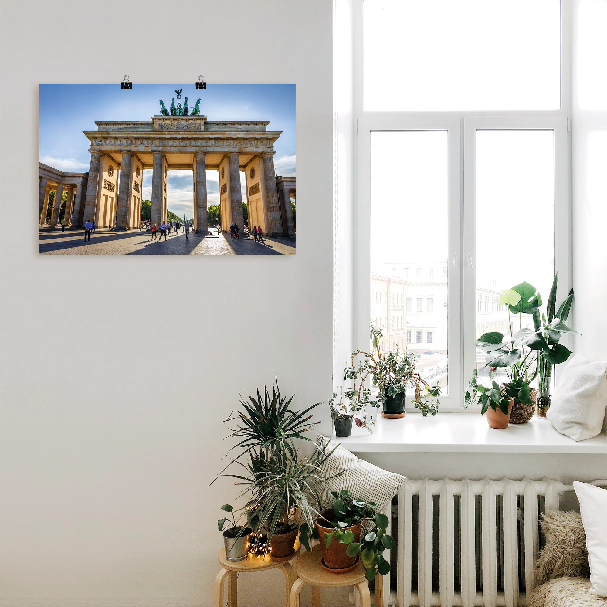 Artland Poster "Brandenburger Tor in Berlin", Gebäude, (1 St.), als Alubild günstig online kaufen