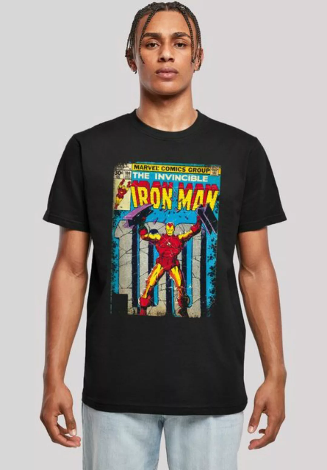 F4NT4STIC T-Shirt Marvel Iron Man Cover Herren,Premium Merch,Regular-Fit,Ba günstig online kaufen